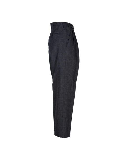 BRIGLIA Gray Straight Trousers for men