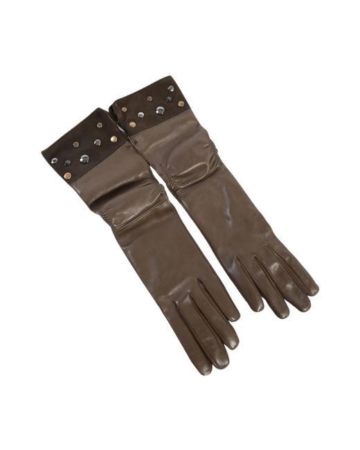 Tod's Gray Gloves