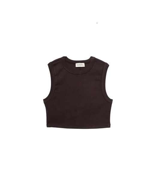 GUAJA. Sleeveless Tops in het Brown
