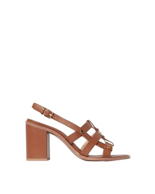 Coccinelle Brown High Heel Sandals