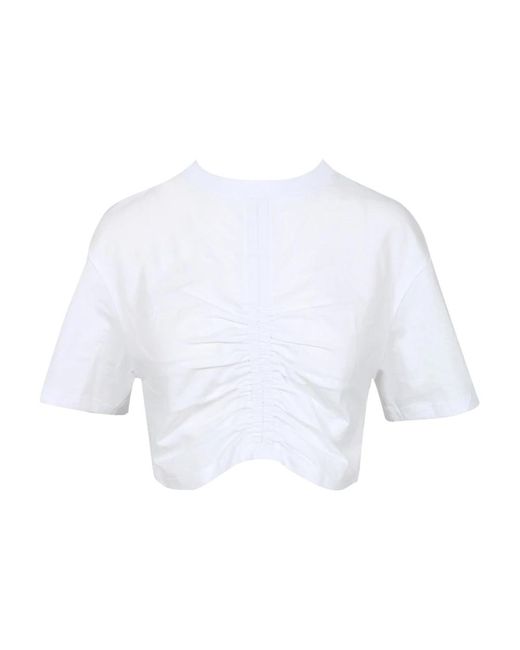 T-shirts Semicouture de color White