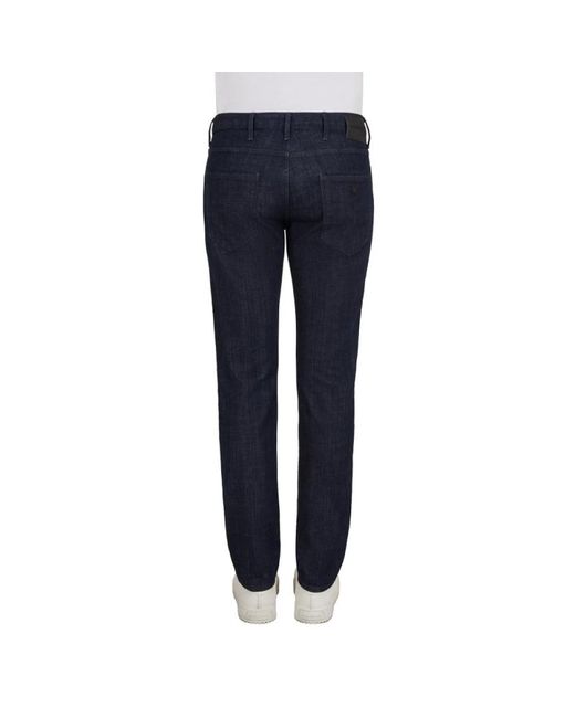 Emporio Armani Blue Slim Fit Jeans for men