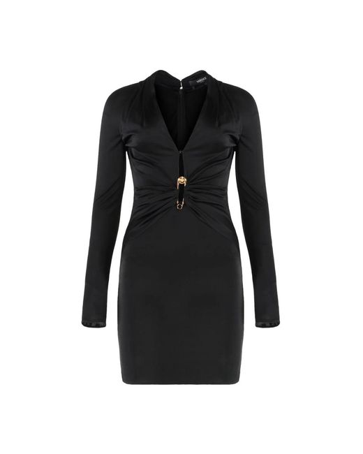 Versace Black Short Dresses