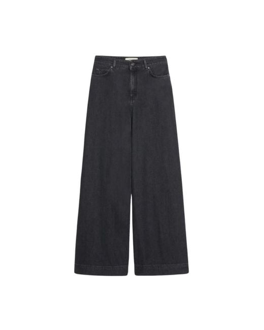 Wide Jeans Max Mara en coloris Gray