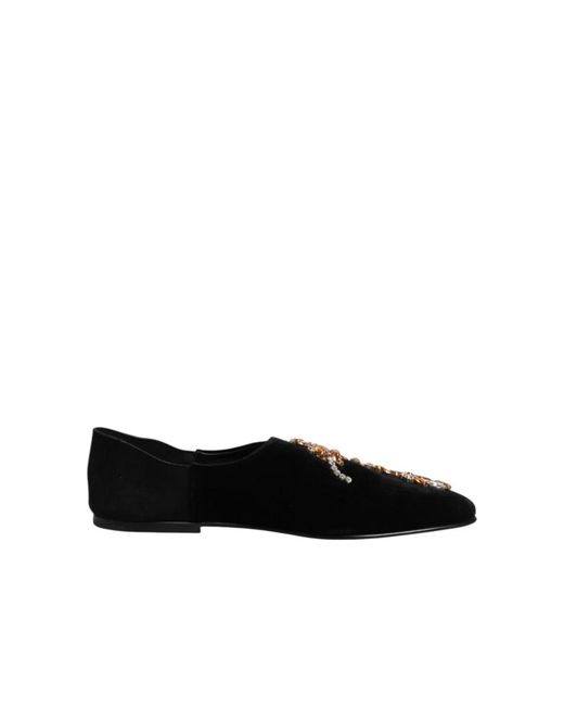 Dolce & Gabbana Black Flat Shoes for men