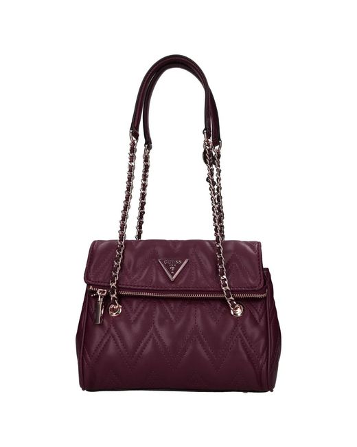 Guess Purple Shoulder Bags