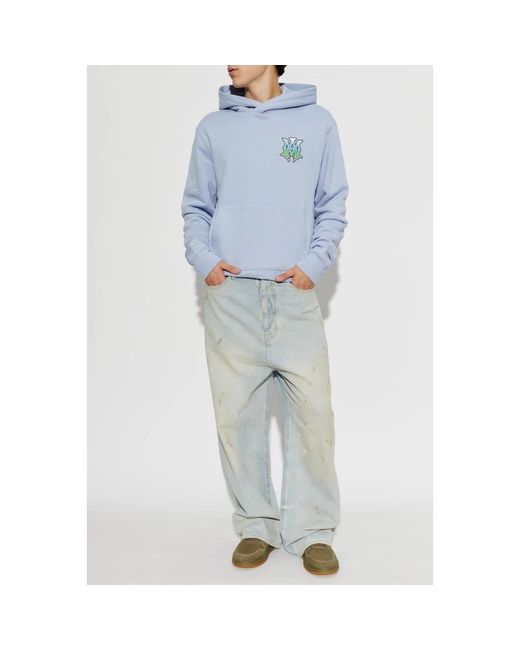 Amiri Blue Hoodies for men
