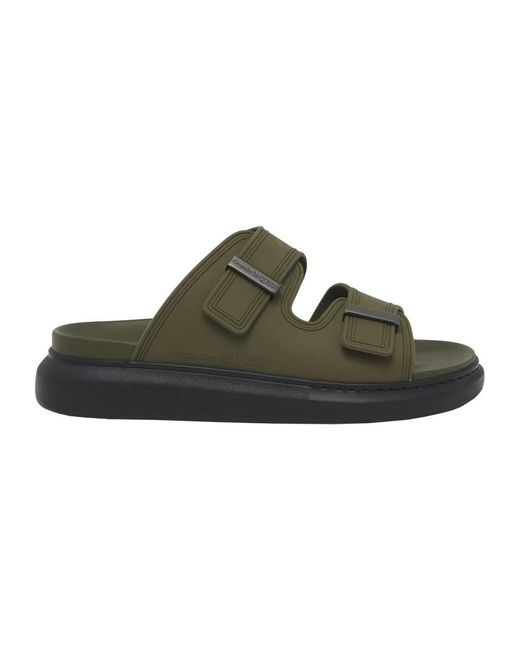 Sliders Alexander McQueen de hombre de color Green