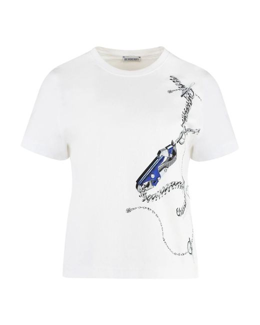 Burberry T-Shirts in het White