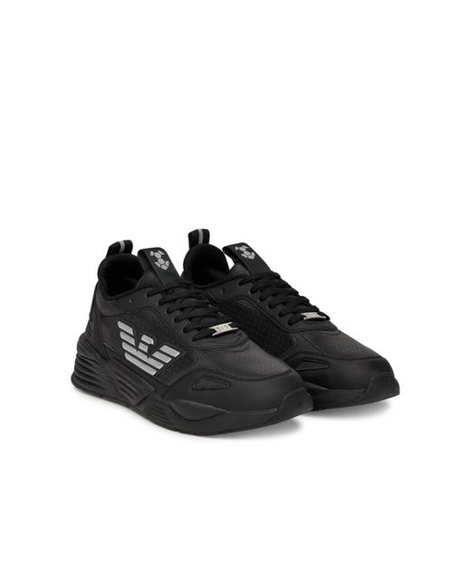 Emporio Armani Black Sneakers for men