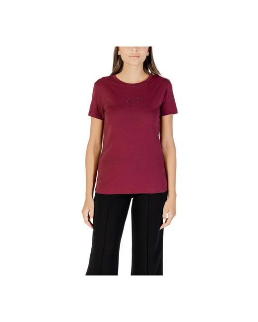 ARMANI EXCHANGE Red T-Shirts