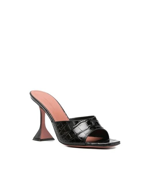 AMINA MUADDI Black Sandals