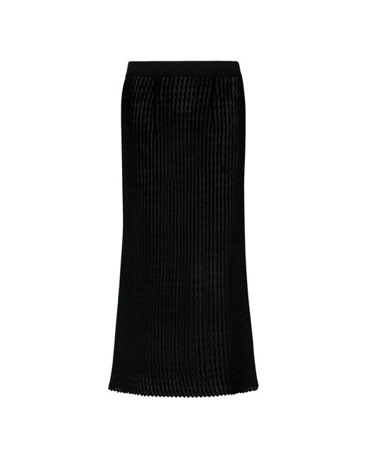 Maison Margiela Black Midi Skirts