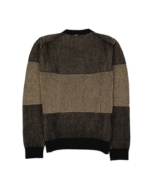 Herno Green Round-Neck Knitwear for men
