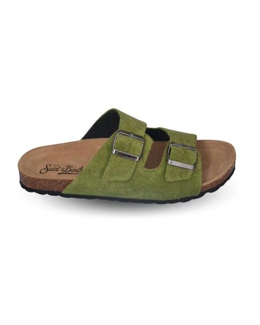 Saint Barth Stilvolle sandalen für den sommer in Green für Herren