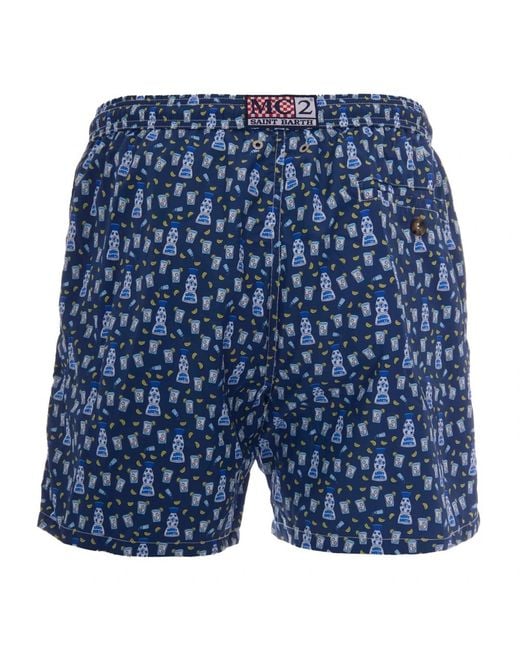 Mc2 Saint Barth Blue Beachwear for men