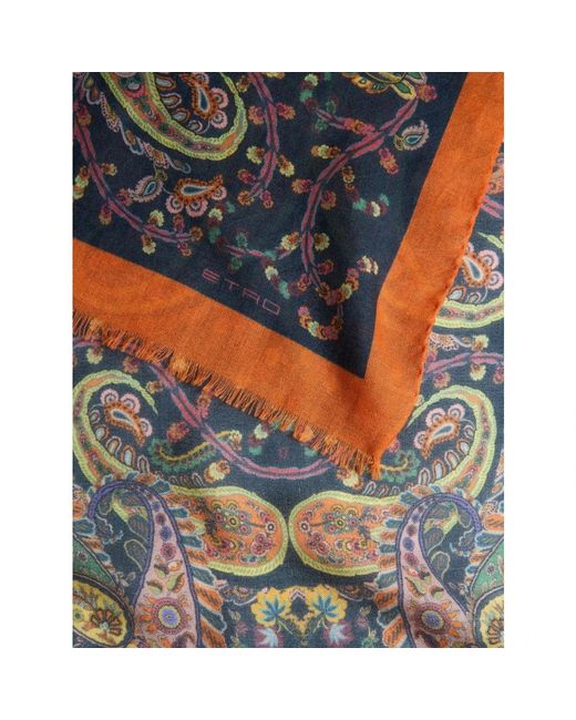 Etro Brown Scarves