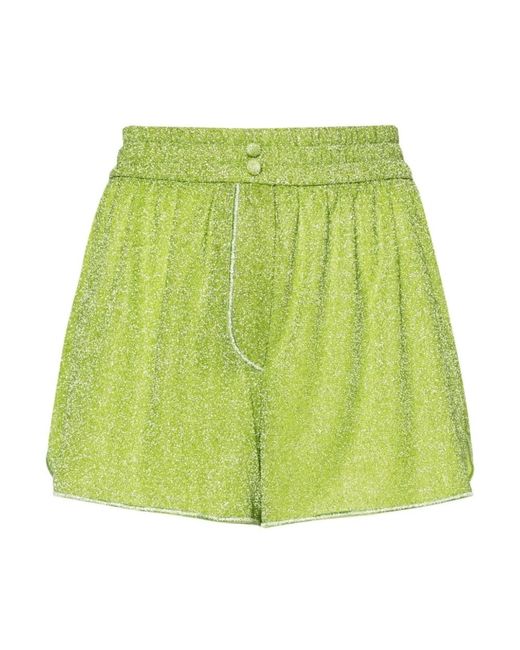 Oseree Green Short Shorts