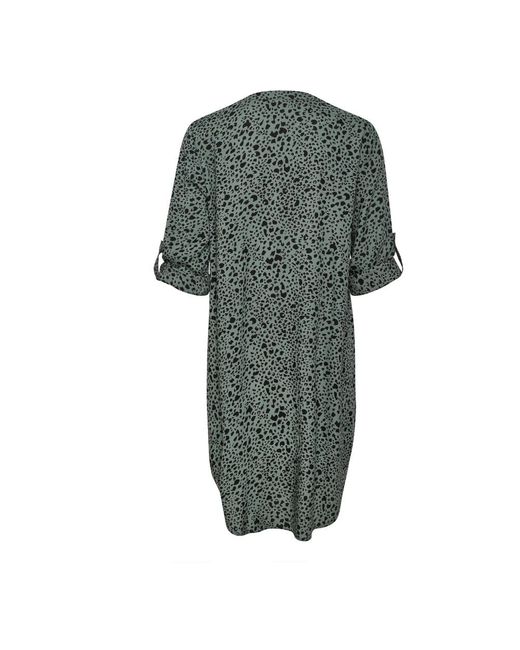 Kaffe Green Short Dresses