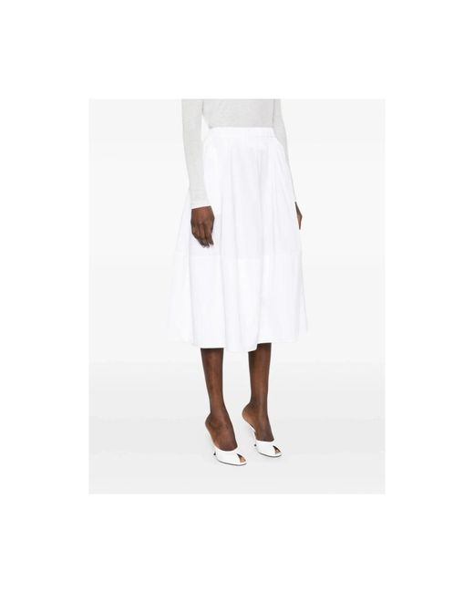 Co. White Midi Skirts