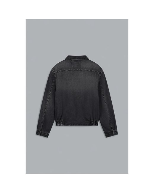 Arte' Black Denim Jackets for men