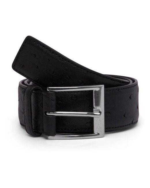 Bottega Veneta Intrecciato Leren Riem in het Black voor heren