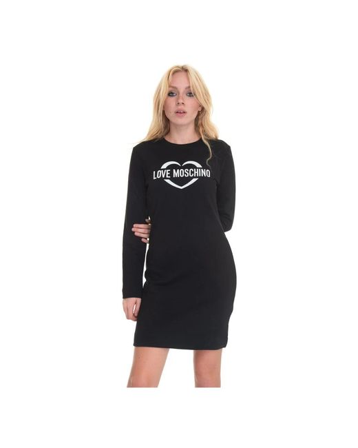 Love Moschino Black Short Dresses