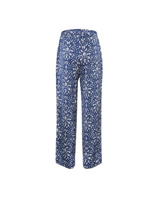 Saint Tropez Blue Straight Trousers