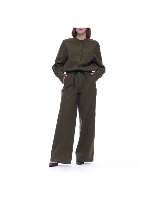 Pomandère Green Wide Trousers