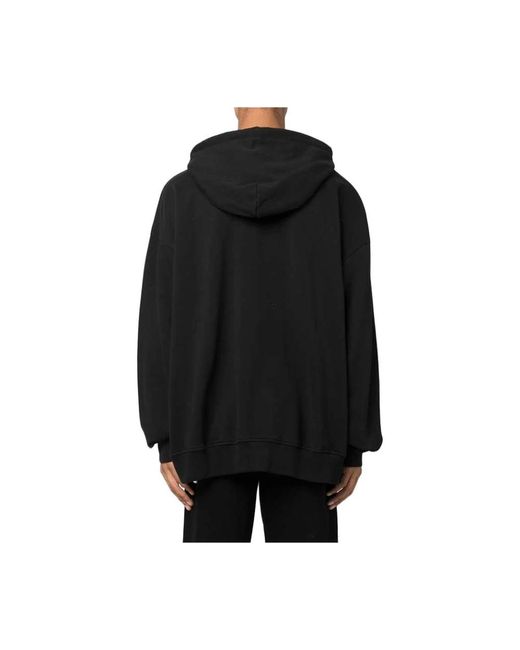 424 Oversized hoodie schwarz in Black für Herren