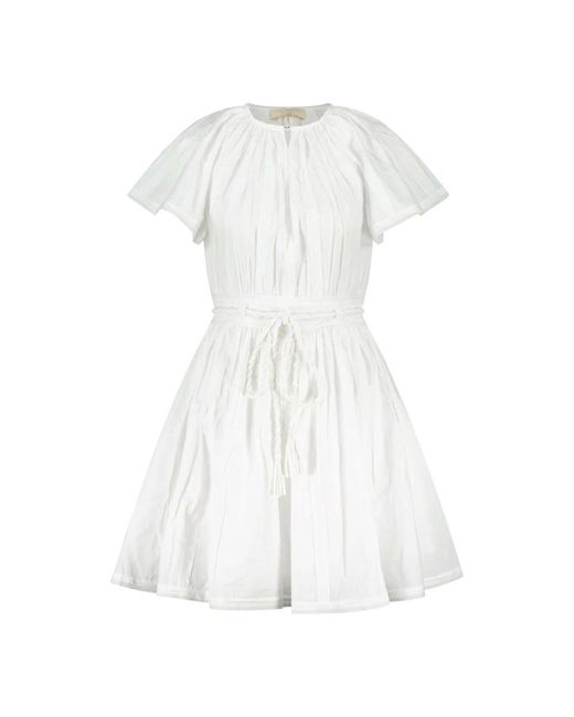 Ulla Johnson White Short Dresses