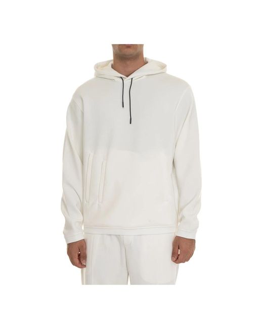 Hoodies Emporio Armani de hombre de color White
