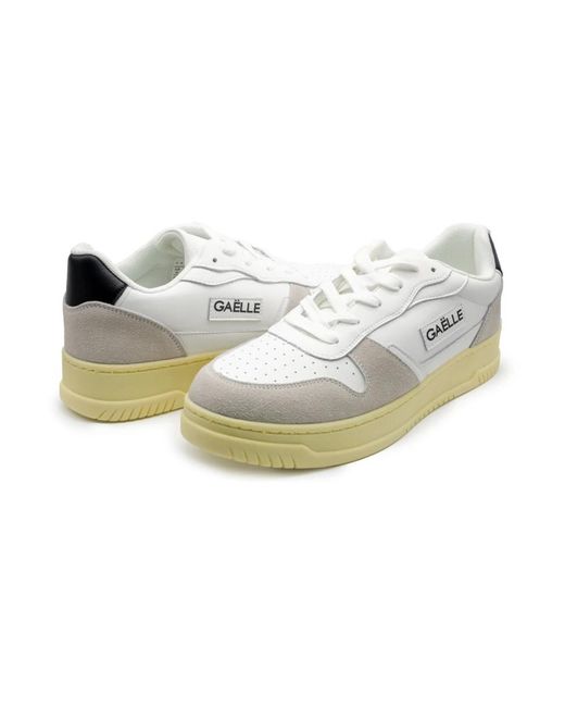 Gaelle Paris White Sneakers for men