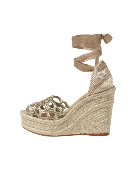 Castaner Natural Stilvolle espadrille sandalen für frauen