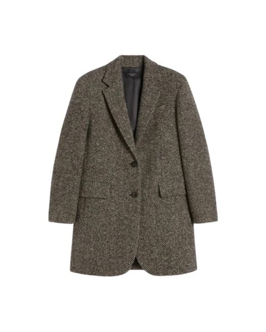 Weekend by Maxmara Gray Stilvolle Mäntel Kollektion