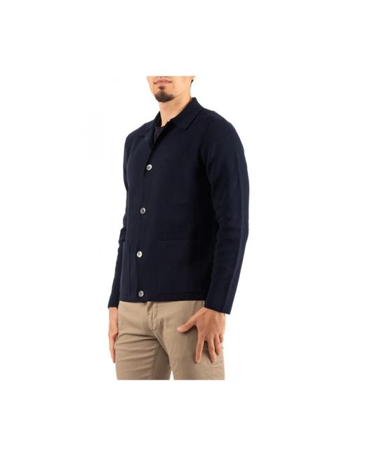 hindustrie Cardigans in het Blue voor heren