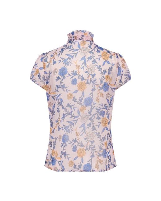 Saint Tropez Purple Blouses