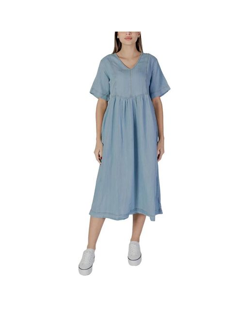 B.Young Blue Midi Dresses