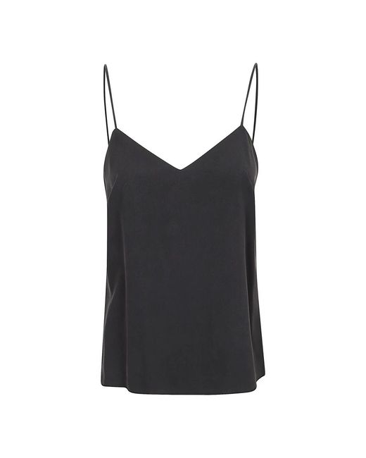 Max Mara Black Sleeveless Tops