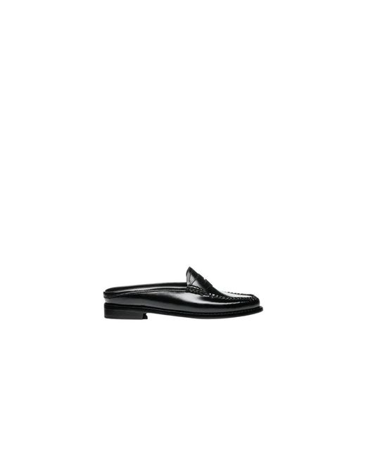 G.H.BASS Black Mules