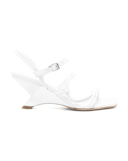 Vic Matié White High Heel Sandals