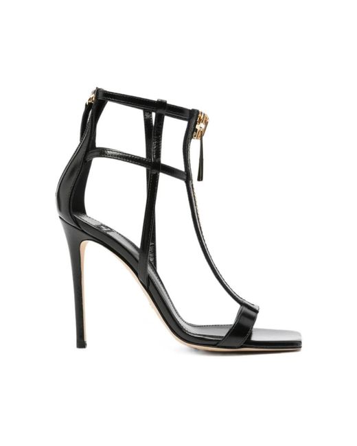 Elisabetta Franchi Black High Heel Sandals