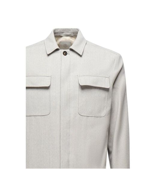 Eleventy Gray Light Jackets for men