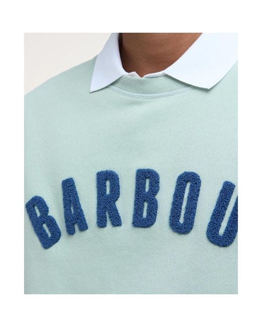 Barbour Blue Sweatshirts for men