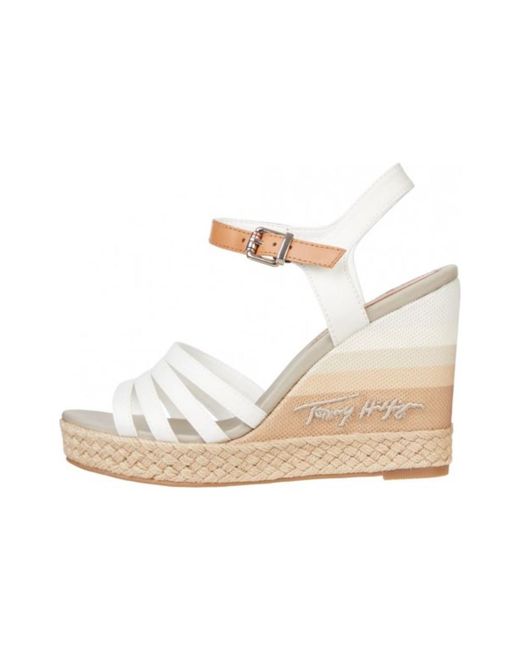 Tommy Hilfiger Sleehakken - - Dames in het Wit - Lyst