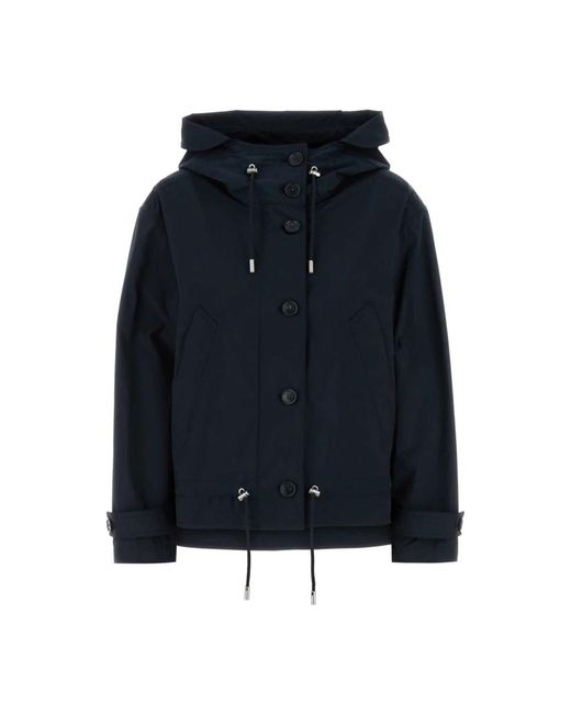 Woolrich Jassen ,Blauw ,Polyester Midnight Polyester Jacket in het Blue