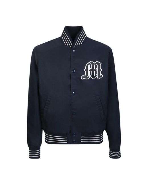 MSGM Blue Bomber Jackets for men