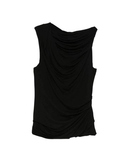 Entire studios Black Sleeveless Tops
