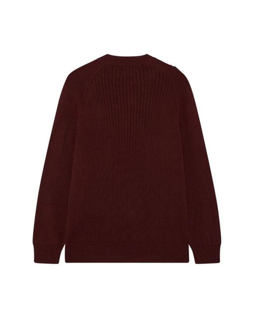 Round-Neck Knitwear Ma Strum de color Purple