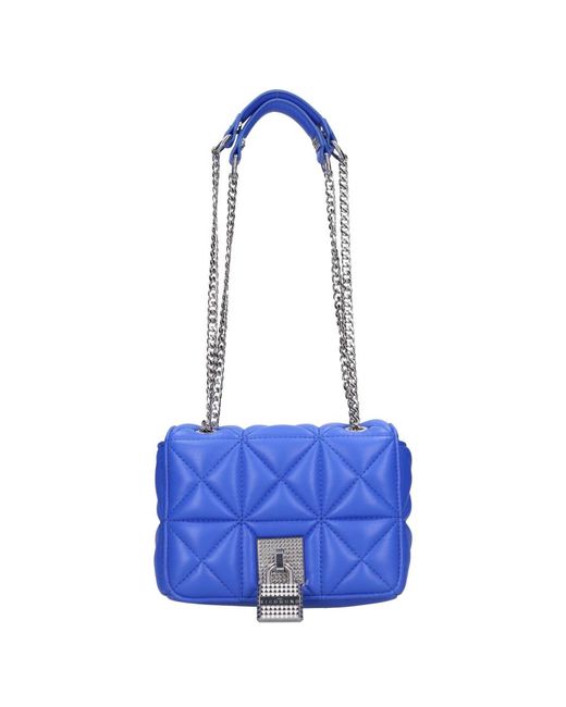 John Richmond Blue Shoulder Bags